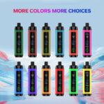 E Shisha Disposable Vape Portable E Cigarette Pod Electronic Cigarette Vape Pen Shisha Hookah 20000 Puff Big Display Screen 800mAh Battery - Imagen 10