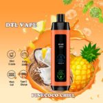 E Shisha Disposable Vape Portable E Cigarette Pod Electronic Cigarette Vape Pen Shisha Hookah 20000 Puff Big Display Screen 800mAh Battery - Imagen 3