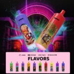 Tornado 12000Puffs E-Cig Rechargeable RGB Light LED Glowing Disposable Vape 20ml Capacity - Image 6