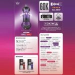 AL Fakher Crown Bar 60K E-HoseX Disposable Vape - Image 6