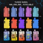 4.0/5.0/6.0ml large capacity,Dual Ceramic Mesh Coil, Draw-Activated Disposable vape box– Compatible with Live Resin, Rosin, and Distillate Oil - Image 6