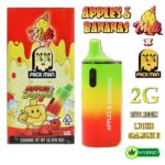 Melt X Pack Man THC Vape Disposable Pen Apples and Bananas 2G – HYBRID