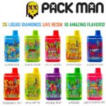 Pack Man THC Vape Disposable Pen Lychee Martini 2G – HYBRID – Bild 2