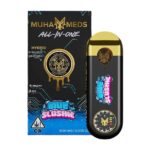 Muha Meds Blue Slushie-HYBRID Disposable Vape - Premium ALL-IN-ONE Distillate Experience