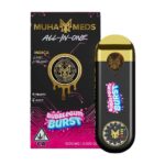 Muha Meds Bubble Gum Burst INDICA Disposable Vape - Premium ALL-IN-ONE Distillate Experience