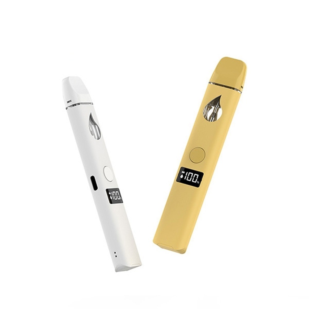 Delta 8 wegwerpvape (3) 2ml Rechargeable, Leak-Resistant, Button Activated Disposable Vape Pen – Compatible with Live Resin, Rosin, and Distillate Oil - Afbeelding 1