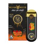 Muha Meds Pineapple Express-SATIVA Disposable Vape - Premium ALL-IN-ONE Distillate Experience