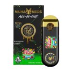 Muha Meds Sour Waterlemon Squirt-SATIVA Disposable Vape - Premium ALL-IN-ONE Distillate Experience