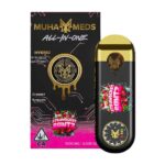 Muha Meds Sour Strawberry Runtz- HYBRID Disposable Vape - Premium ALL-IN-ONE Distillate Experience