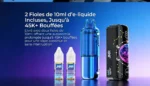 Lira Glow(TPD Certfied) - JNR Lira Glow 45K+ Puffs Refillable & Replaceable Vape Kit Wholesale - Image 7